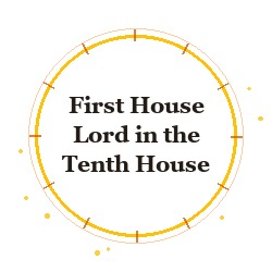 First House Lord in the Tenth House